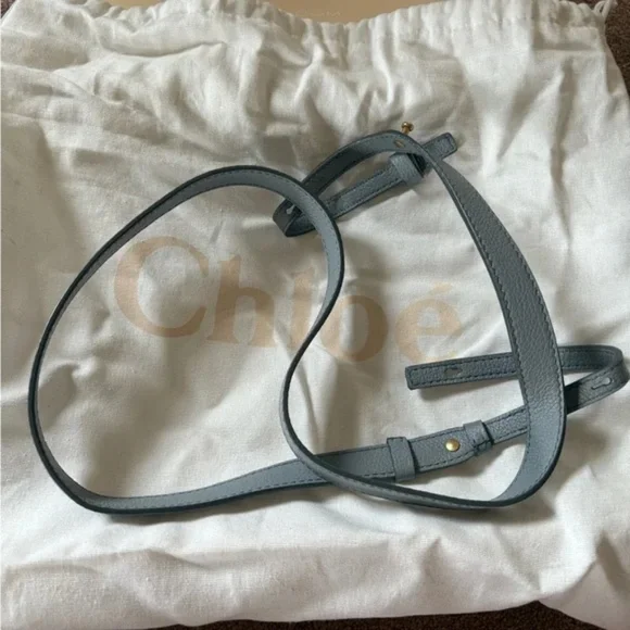 Chloe small Marcie leather bag storm blue EUC - Picture 4 of 16